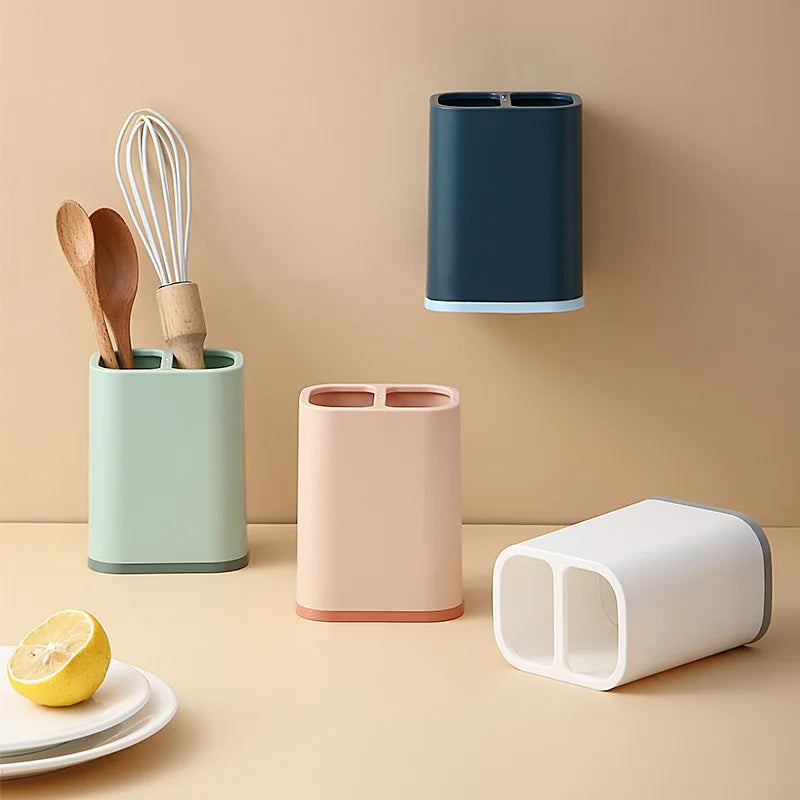 Afralia™ Kitchen Storage Rack for Cutlery and Tableware Organization