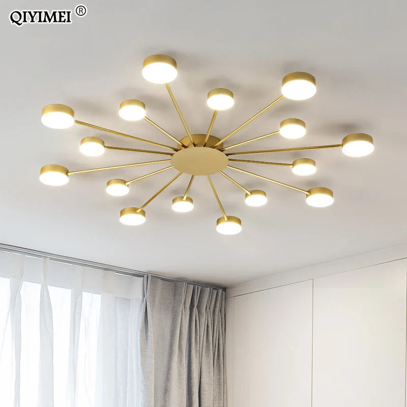 Afralia™ LED Chandelier Lights: Modern, Creative Home Indoor Lighting Fixtures for Living Room, Bedroom, Kitchen