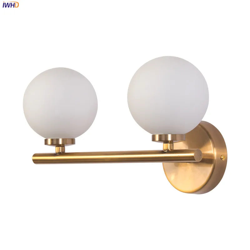 Afralia™ Glass Ball LED Wall Lights Modern Wall Lamp Sconce for Home Lighting