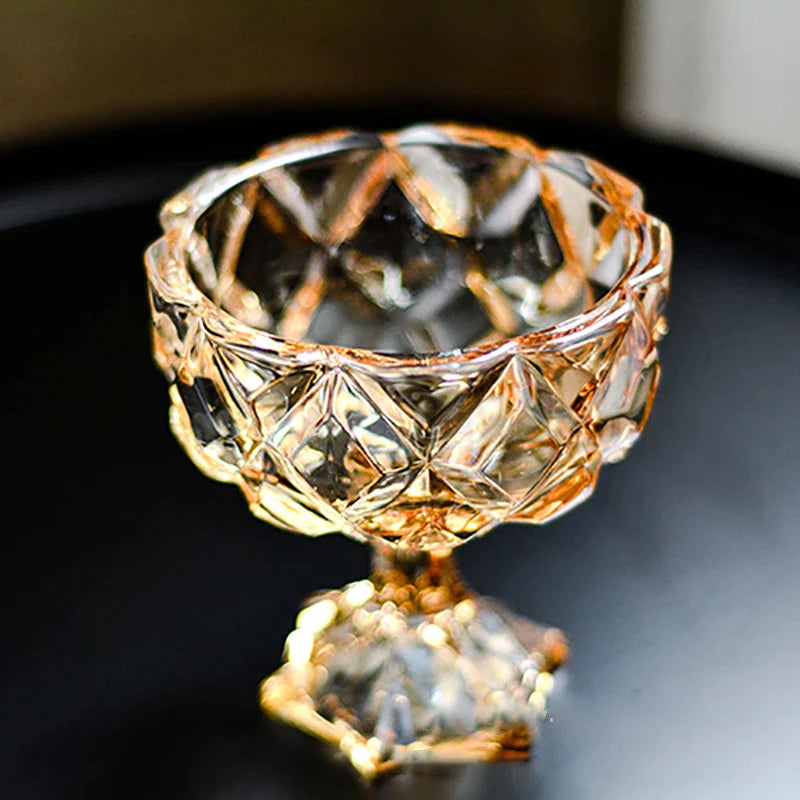 Afralia™ Goblet Ice Cream Cup Salad Wine Glass Tea Juice Milk Water Cup