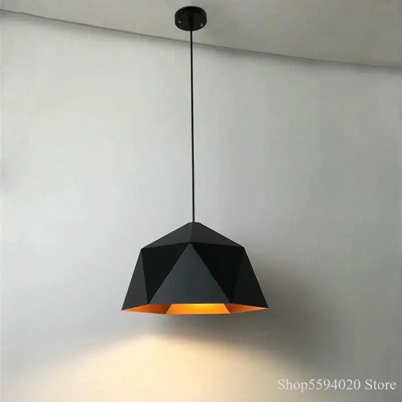 Afralia™ Industrial Loft Pendant Light | Modern Iron Hanging Lamp for Kitchen | E27 Fixture