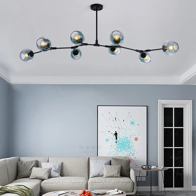Afralia™ Retro Loft Ceiling Lights: MDWELL Nordic Vintage Hanging Lamp for Living Room.
