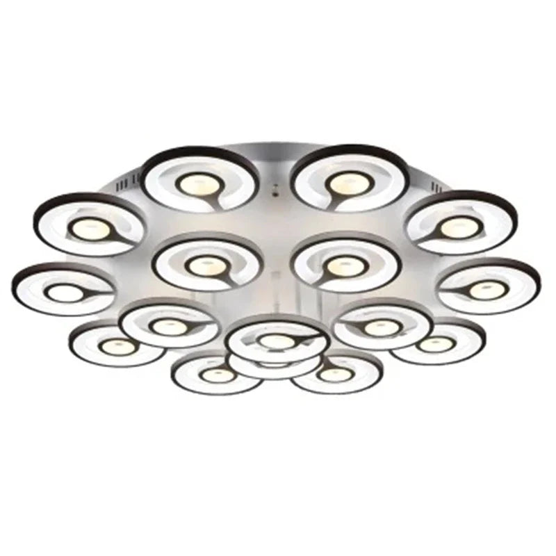 Afralia™ Modern Acrylic LED Ceiling Chandelier for Bedroom & Dining Room