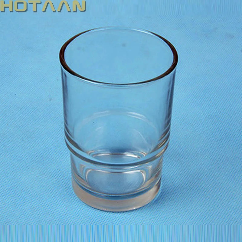 Afralia™ Glass Tumbler Cup Bathroom Accessories - Toothbrush Cup YT-97