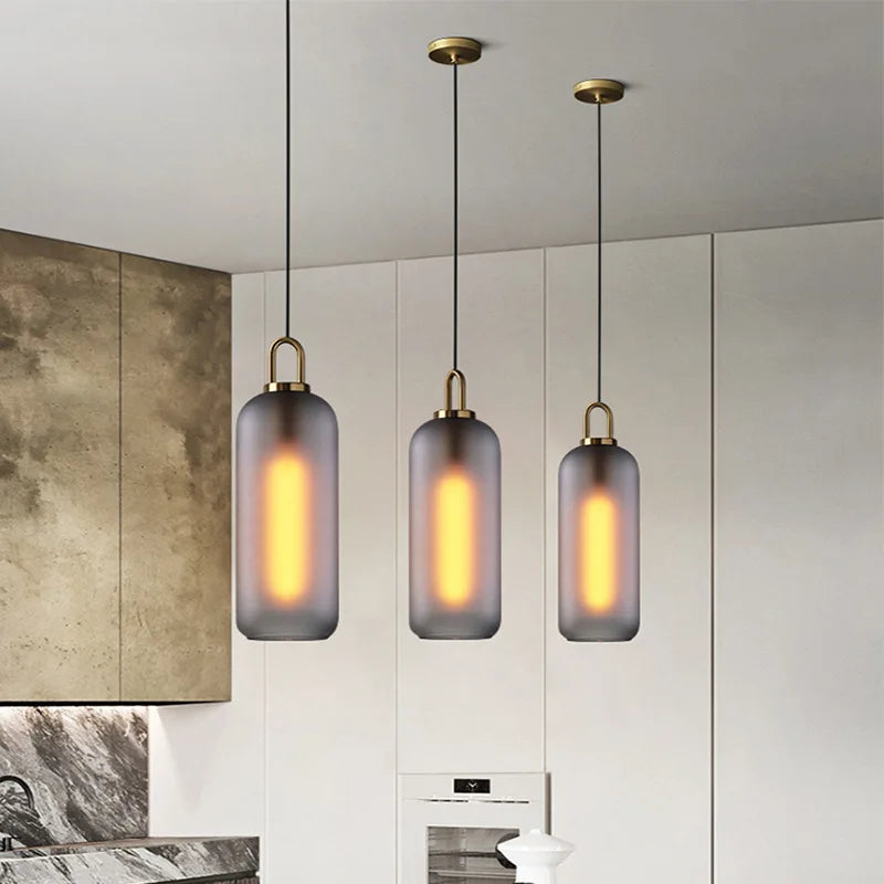 Afralia™ Glass Ball LED Pendant Light - Modern Hanging Lights for Home, Restaurant, Cafe