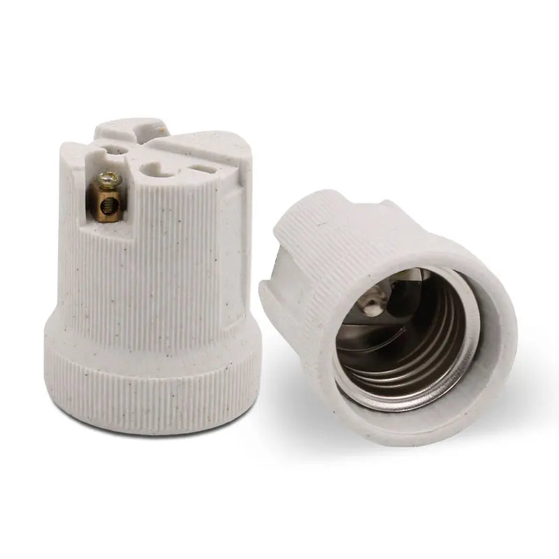 Afralia™ Creamic E27 Socket Lamp Holder - High Quality Lighting Accessory