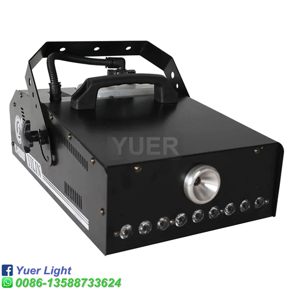 Afralia™ 3000W RGB LED Fog Machine Remote Control for Stage Effects