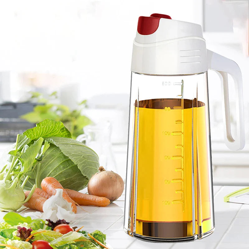 Afralia™ Oil Bottle Seasoning Cruet Vinegar Storage Pot Kitchen Supplies