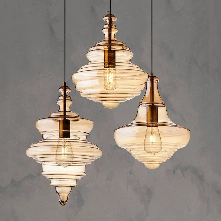 Retro Glass Pendant Light