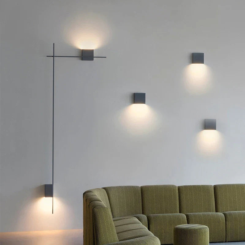 Nordic Modern Minimalist Wall Light by Afralia™ for Living Room Staircase Decor