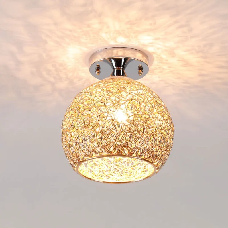 Afralia™ Glass Ball LED Ceiling Lights for Home Decor and Minimalist Living Rooms