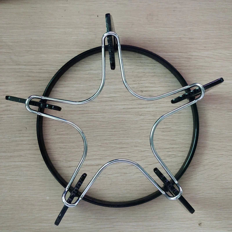 Afralia™ Pot Holder Rack for Gas Stove, Non-Slip Kitchen Gadget Anti-Skid Small Pot Organizer