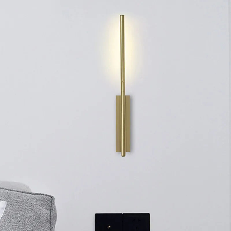 Afralia™ Nordic Gold LED Wall Lamp for Home Decor & Interior Lighting