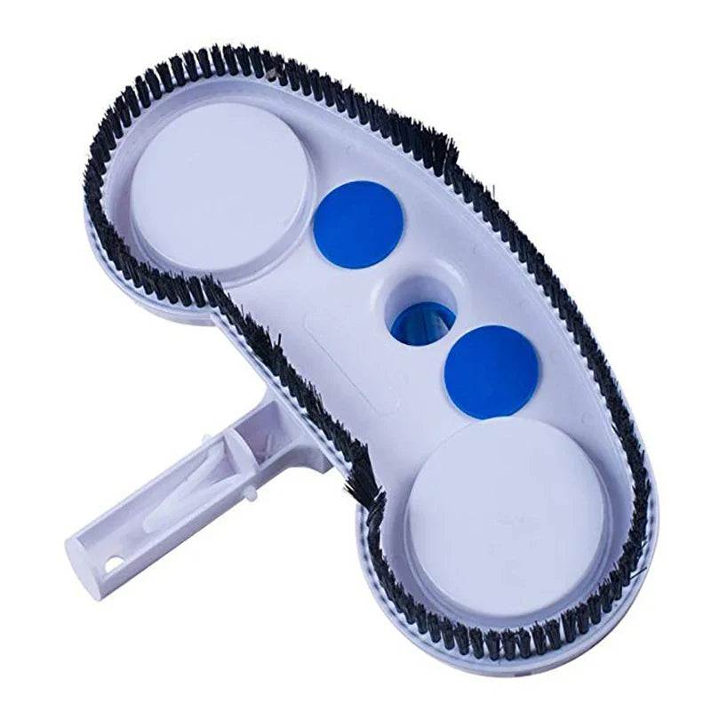 Afralia™ Curved Pool Vacuum Head Wall Floor Bristle Cleaner - Hard Cleaning Broom