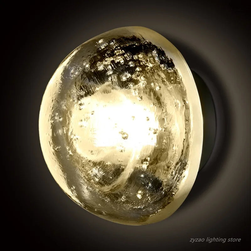 Afralia™ Crystal LED Wall Lamps for Modern Minimalist Home Decor