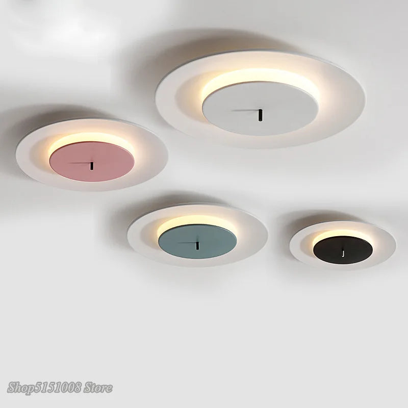Afralia™ LED Round Ceiling Light for Living Room Bedroom Restaurant Indoor Decor
