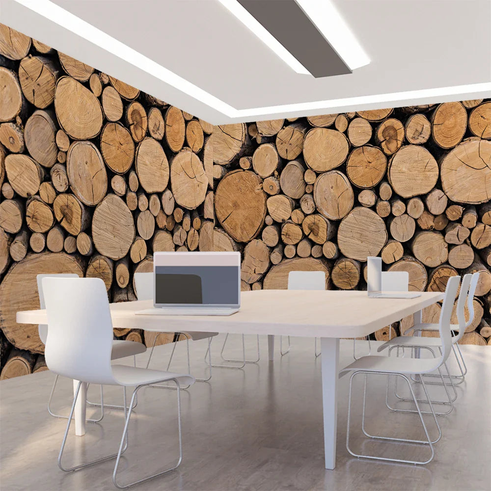 Afralia™ Wood Plank Texture Pattern Tapestry | Big Art Wall Hanging for Home Decor