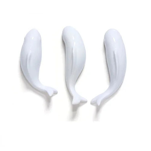 Afralia™ Ceramic Fish Wall Decoration: Three-Piece Suit Carp Hanging for Three-Dimensional Room Decor