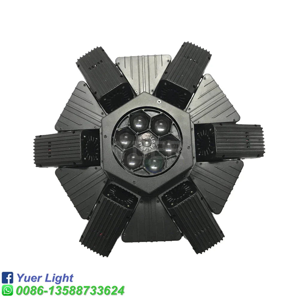 Afralia™ Beam Moving Head & Bee Eye LED Strobe Light for Disco Stage Party