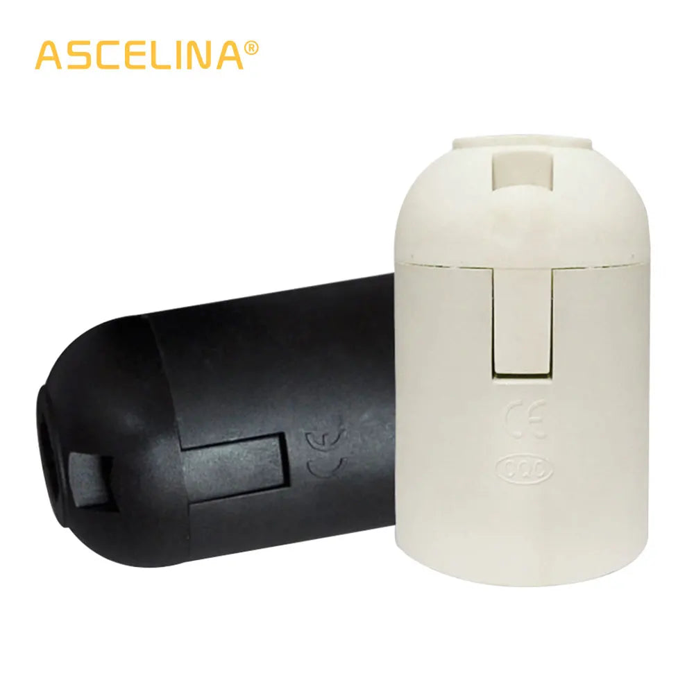 Afralia™ 10PCS Lighting Accessory: E14 E27 Lamp Holder Socket for Flexible Luminaire
