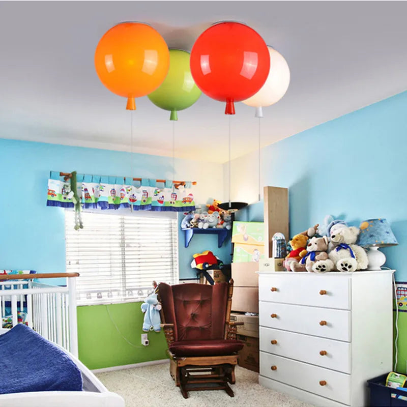 Afralia™ Balloon Ceiling Lamp Kids Room Children Nursery Indoor Decor Fixture