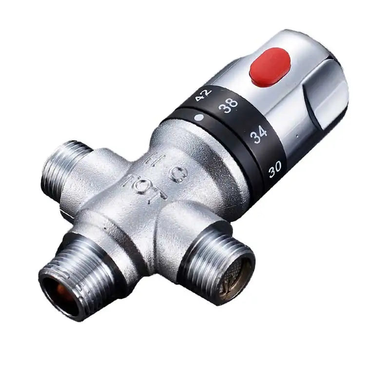 Afralia™ Brass Thermostatic Shower Mixer Valve Cartridge, G1/2 Standard