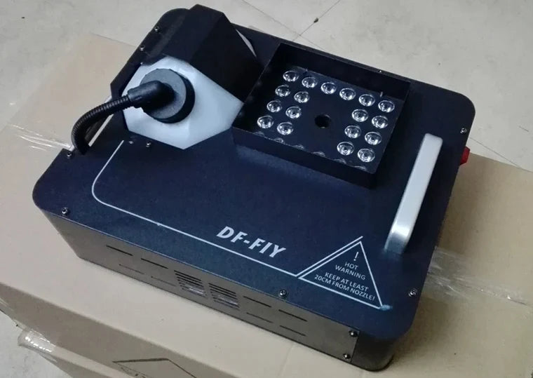 Afralia™ 1500W DMX LED Fog Machine 24x9W Professional Stage Equipment