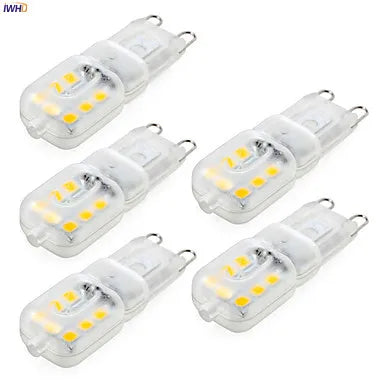 Afralia™ G9 LED Corn Lights Bulb 5pcs 2W 14xsmd3528 Warm White White Chandeliers