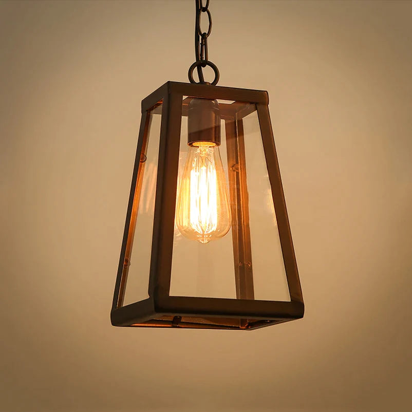 Afralia™ Vintage Loft Chain Pendant Chandelier for Dining Room, Aisle, Office, Cafe - Retro Hanging Lamp