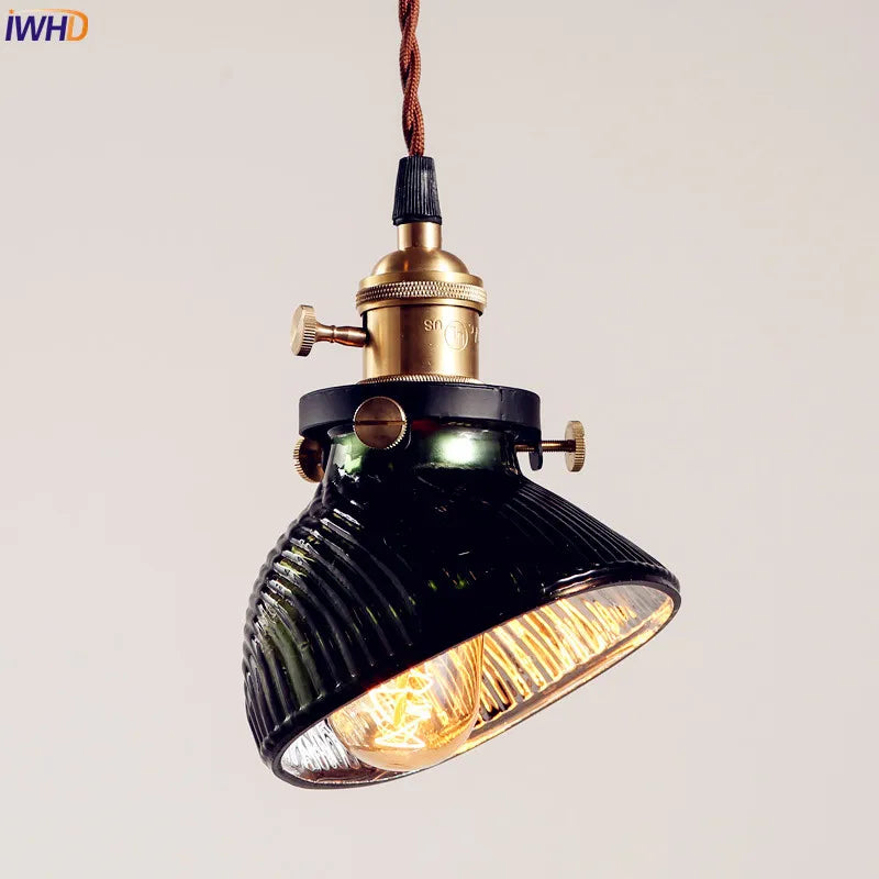 Afralia™ Vintage Industrial Pendant Lighting with LED Edison Bulb for Bar, Restaurant, Retro Loft