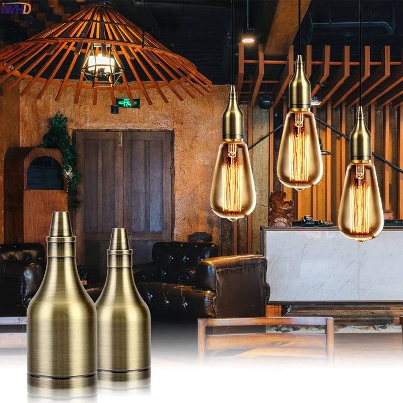 Afralia™ Vintage E27 Lamp Holder Fitting Socket Base for Bulb Light - CE UL