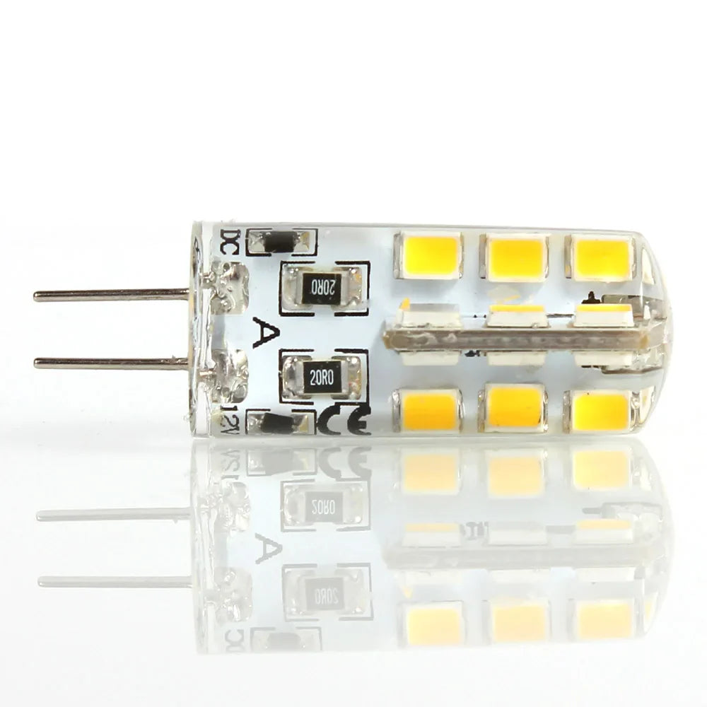 Afralia™ LED G4 3W Bulb 24 SMD 2835 AC DC 12V 220V Spotlight 2Y Warranty