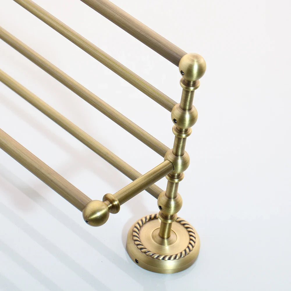 Afralia™ Antique Brass Bathroom Hardware Set-SOAP DISH TOILET HOLDER - ACCESSORY