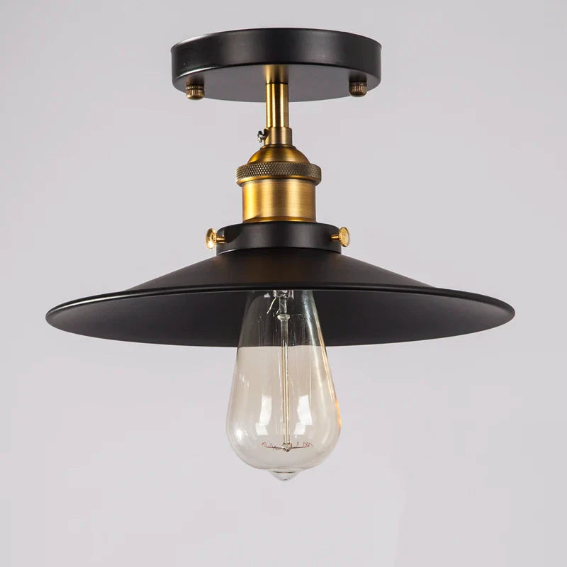 Afralia™ American Copper Ceiling Lamp | Simple Country Style Home Lighting
