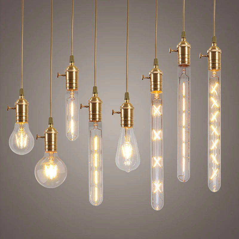 Afralia™ LED Filament Bulbs: Ultra Bright E27 4W-8W Edison Lamp Bulbs for Pendant Home Lighting