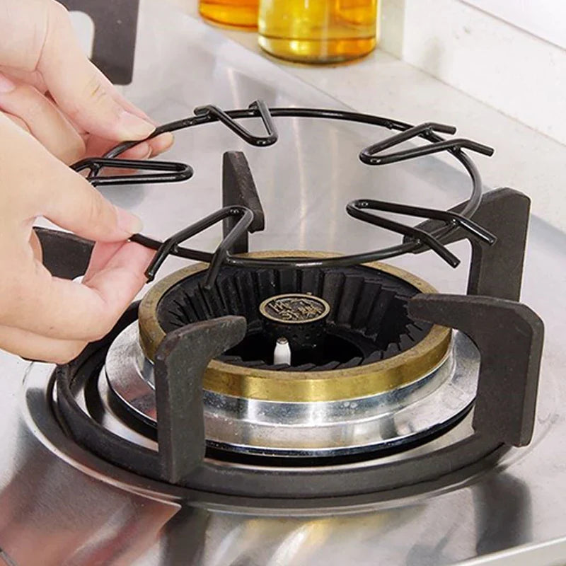Afralia™ Gas Stove Pot Holder: Round Shape Anti-Skid Rack for Kitchen Stove