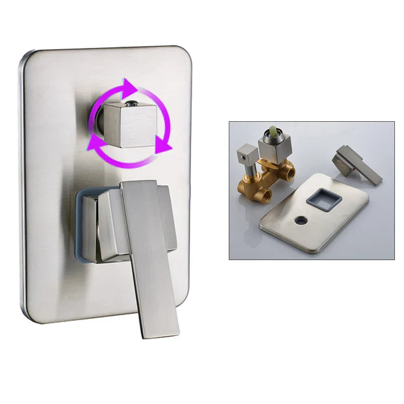 Brass Concealed Shower Mixer Valve Faucet for Afralia™ Shower Systems
