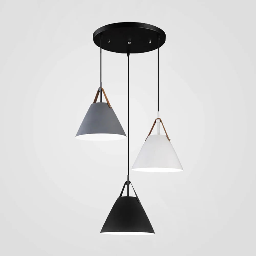 Afralia™ Nordic LED Pendant Lights for Home Dining Room, Single-Three Heads Lamps