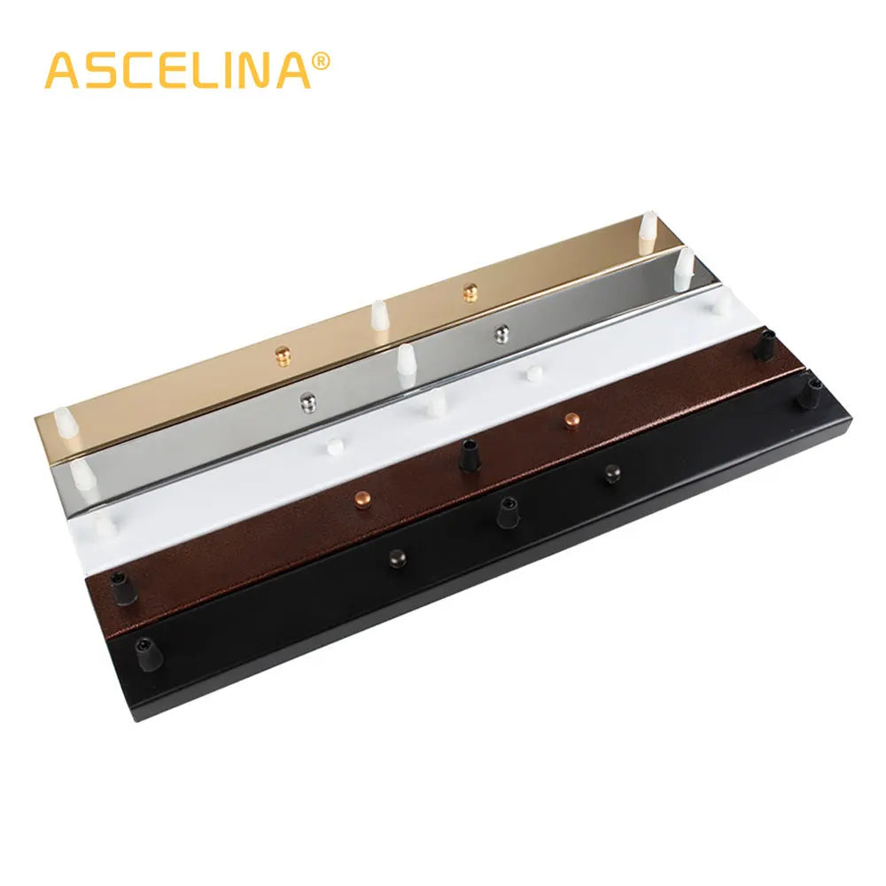 Afralia™ Ceiling Plate for Three-Lamp Light Fitting: Rectangular Strip Canopy Base