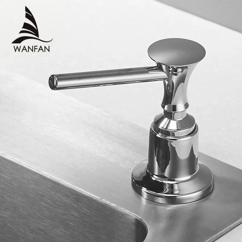 Afralia™ 400ML Plastic Liquid Soap Dispenser Spray for Kitchen and Bathroom