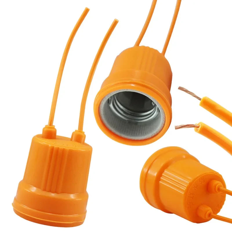 Afralia™ Waterproof E27 Lamp Holder 110v-220v Outdoor Fitting Socket Base