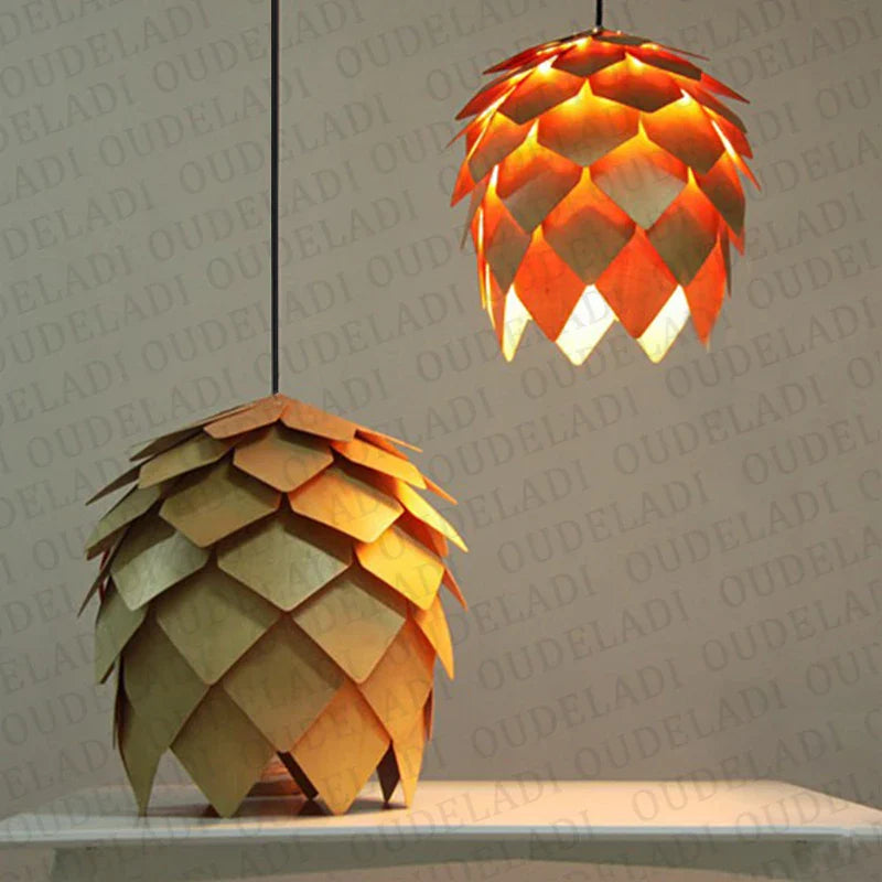 Afralia™ Handmade Smart Puzzle Pendant Lights for Home, Restaurant, and Cafe