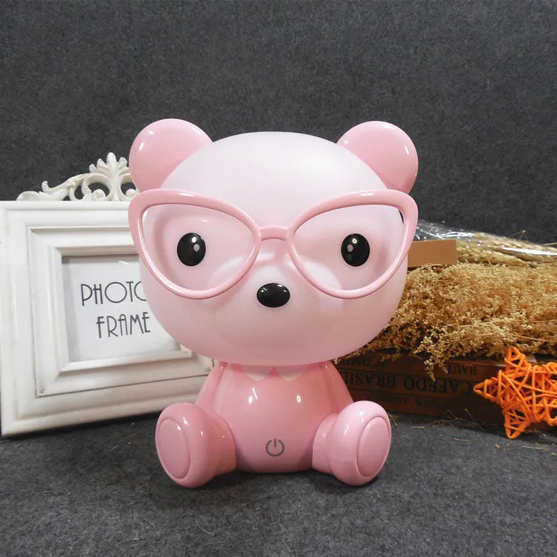 Afralia™ Kids Rabbit Night Light USB Desk Lamp, Energy Saving LED, Eye Protection, Gift