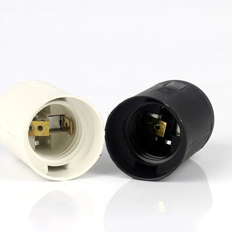Afralia™ 10PCS Lighting Accessory: E14 E27 Lamp Holder Socket for Flexible Luminaire