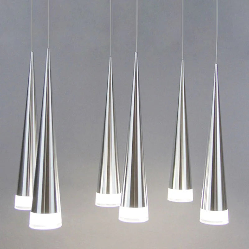 Afralia™ Conical Pendant Light 5W Aluminum Hand Lighting for Dining Room & Bar