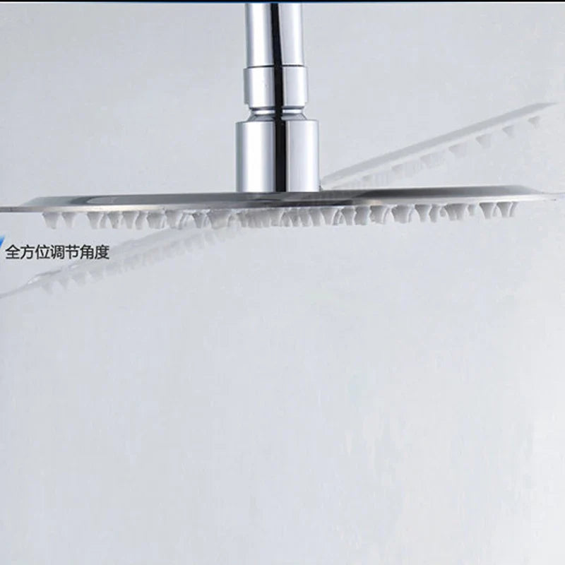 Afralia™ Stainless Steel Shower Faucet System with 16" Big Rainfall Shower Head