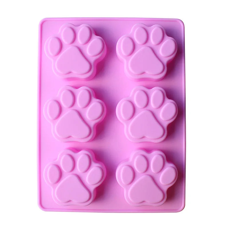 Afralia™ Puppy Paw Silicone Mold - Cat Claw Soap Ice Cubes Maker