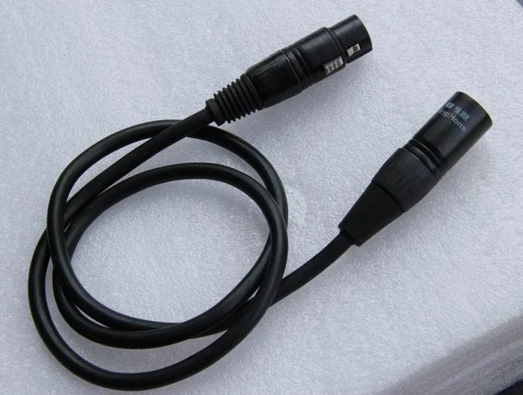 Afralia™ 15pcs 3.5ft XLR 1m 3-pin Shielded DMX Cable for Stage Lights