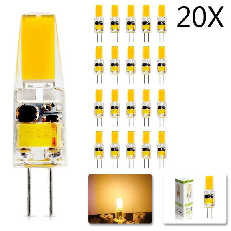 Afralia™ Dimmable G4 LED Bulb 3W 12V 220V SMD Replace Halogen Light