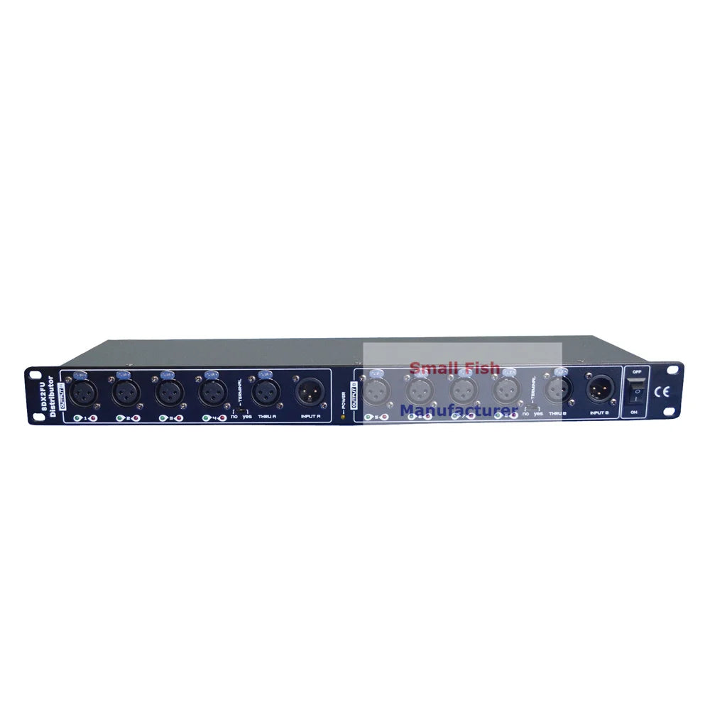 Afralia™ DMX512 Splitter 8 Way Light Signal Amplifier for Stage Lighting Sync